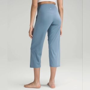 Lululemon Align High-Rise Wide-Leg Cropped Pant 23" Utility Blue